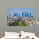 Avenue Charles Gaulle And Skyline Wall Decal