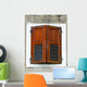 Wood Window Panels Wall Decal