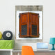 Wood Window Panels Wall Decal