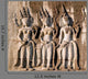 Three Dancing Apsara Wall Wall Decal