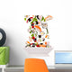 Delicious Pieces Sushi White Wall Decal