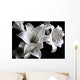 Lilies Close-Up Wall Decal