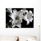 Lilies Close-Up Wall Decal