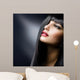 Brunette Makeup Model Left Three-Quarters Profile Wall Decal