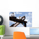 Two Ironworkers Atop Skeleton Wall Decal