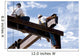 Two Ironworkers Atop Skeleton Wall Decal