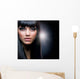 Brunette Makeup Model Wall Decal