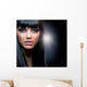 Brunette Makeup Model Wall Decal