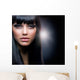 Brunette Makeup Model Wall Decal