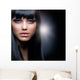 Brunette Makeup Model Wall Decal