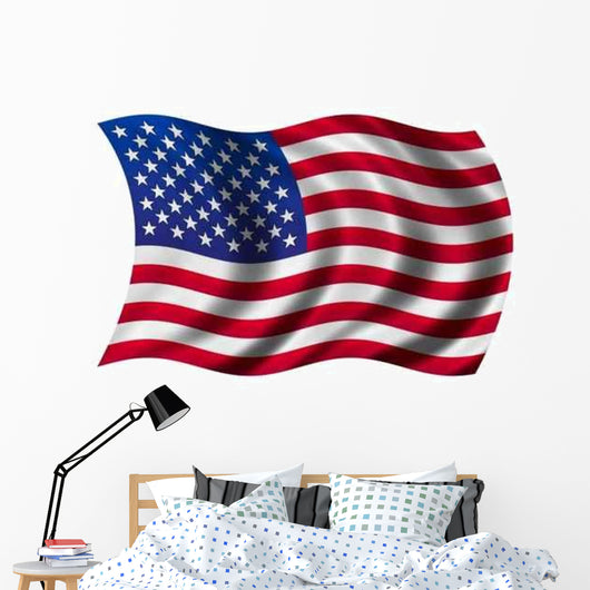 Flag Usa Wall Decal