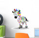 Zebra Quadricromia-Four Color Process Wall Decal