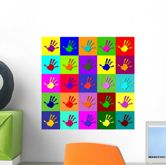Warhol Hands Wall Decal