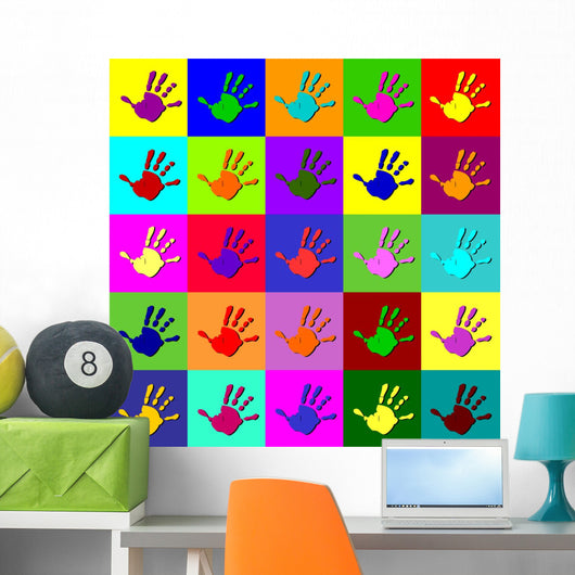 Warhol Hands Wall Decal