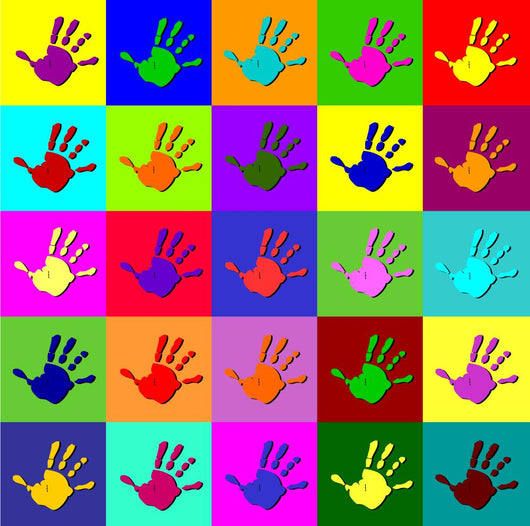 Warhol Hands Wall Decal