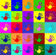 Warhol Hands Wall Decal