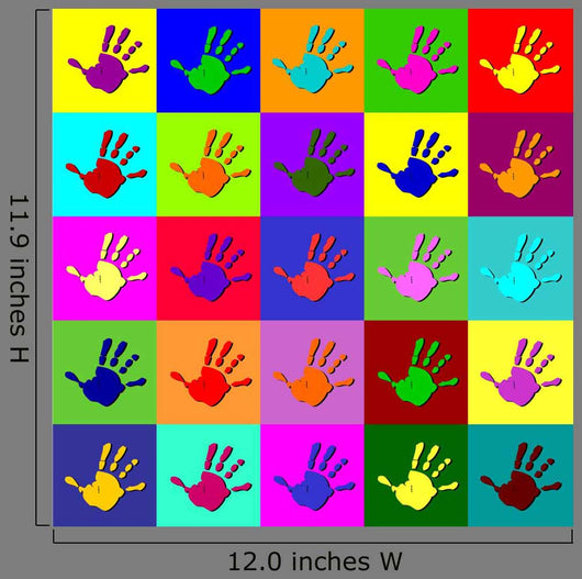 Warhol Hands Wall Decal