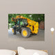 Excavating Machine Cobbled Street Wall Decal