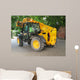 Excavating Machine Cobbled Street Wall Decal