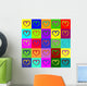 Warhol Hearts Wall Decal