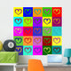 Warhol Hearts Wall Decal