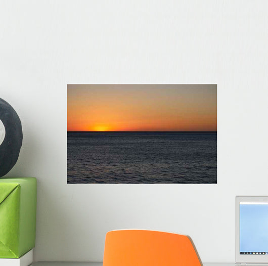 Ending Ocean Sunset Wall Decal