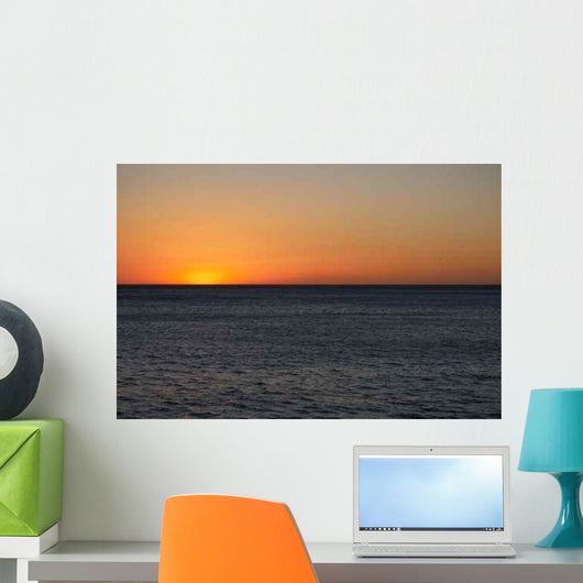 Ending Ocean Sunset Wall Decal