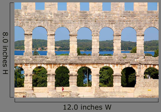 Sea- Ancient Roman Arena Wall Decal
