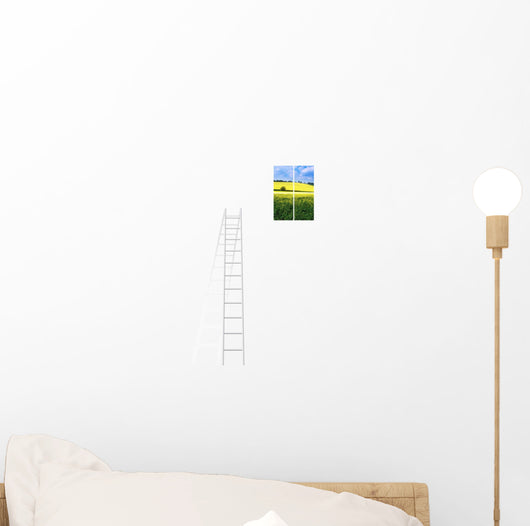 Ladder To Window Wall Decal