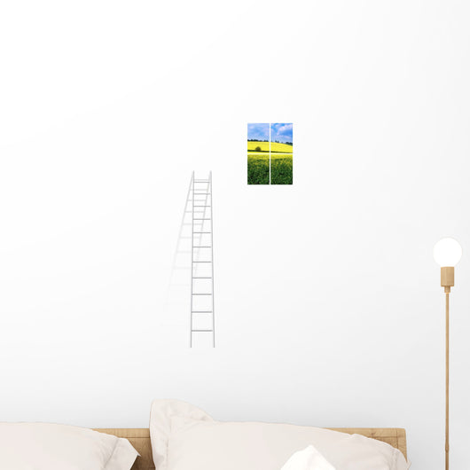 Ladder To Window Wall Decal