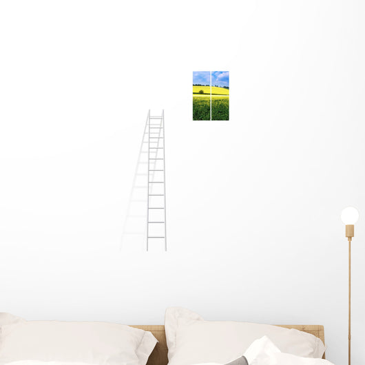 Ladder To Window Wall Decal