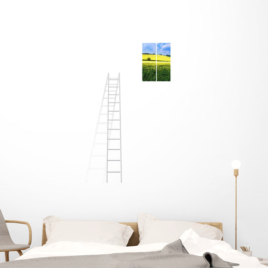 Ladder To Window Wall Decal