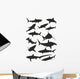 Various Sharks Wall Stickers Wall Decal