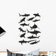 Various Sharks Wall Stickers Wall Decal
