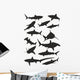 Various Sharks Wall Stickers Wall Decal