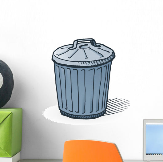 American Trash Can Wall Decal