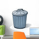 American Trash Can Wall Decal