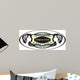 Card Oval Shape Hair Wall Decal