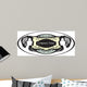 Card Oval Shape Hair Wall Decal