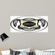 Card Oval Shape Hair Wall Decal