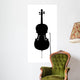 Cello Outline Silhouette Wall Decal