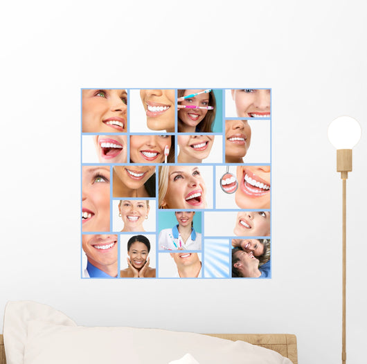 Happy Woman Smile Wall Decal