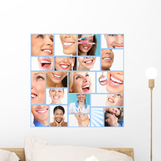 Happy Woman Smile Wall Decal