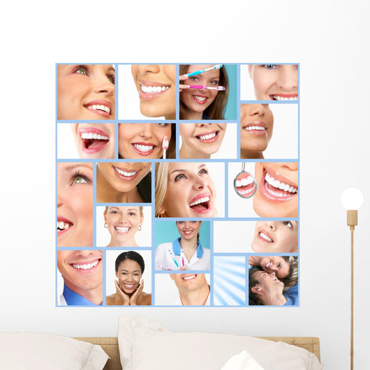 Happy Woman Smile Wall Decal