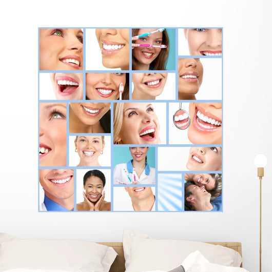 Happy Woman Smile Wall Decal