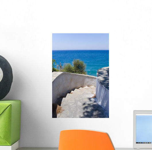 Stairs Leading Down To the OceanWall Decal