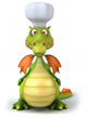 Dragon Chef Wall Decal