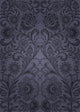 Seamless Purple Floral Pattern Wall Decal