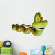 Snake Cartoon Going Wall Decal