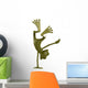 Frog Cartoon Radical Pose Wall Decal
